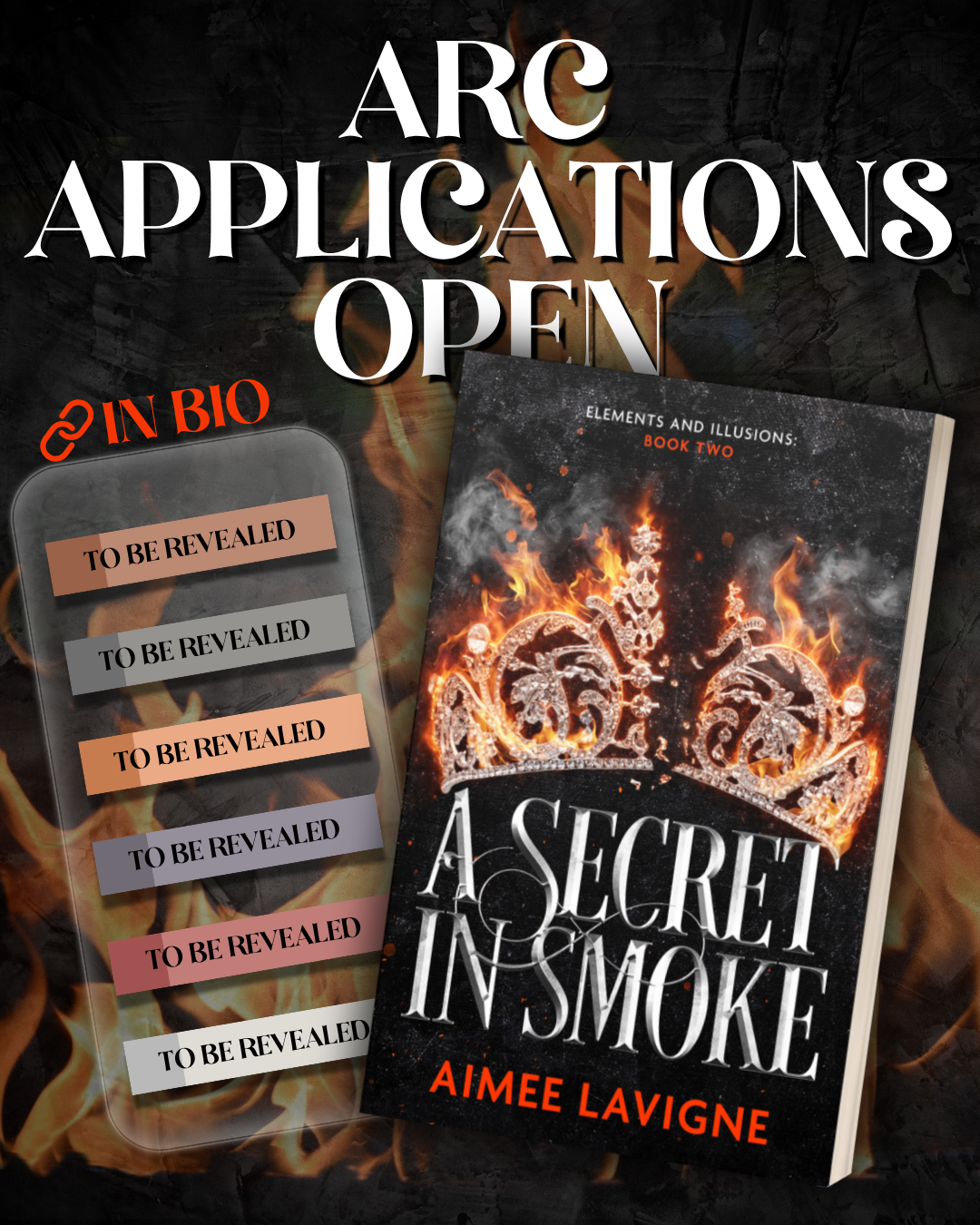 Book cover: A Secret in Smoke